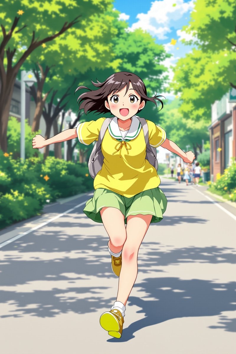 元气少女向前冲 海报