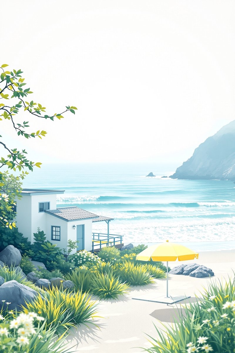 海边的一天 海报